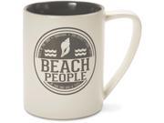 We People Shell Beach People Gray Mug 18oz