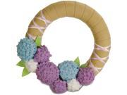 Signs of Happiness Burlap and Hydrangea Floral 11 Spring Decoration