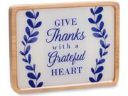 Eat Share Love Give Thanks with a Grateful Heart Kitchen Fridge Magnet 4x3.25