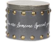 Emmaline You are Someone Special your Caring Ways have Touched my Heart Round PU Leather Keepsake Jewelry Box 3