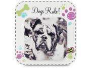 Candidly...LOL Dogs Rule! Funny Kitchen Fridge Boxer Dog Magnet 2.75x2.75