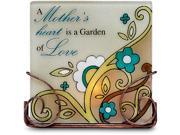 Perfectly Paisley A Mother s heart is a Garden of Love Floral Glass and Metal Tealight Candle Holder 5