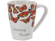 Sherry Cook Studio Amazing Nurse Butterfly 12 oz Ceramic Mug