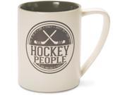 We People Gray Hockey People Ceramic 18 oz Mug