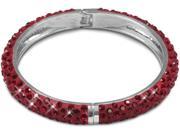 H2Z Crystal Bangle Bracelet Red