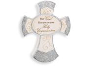 Elements Cathlic Holy Communion Gift Cross Keepsake Box 5 Inch