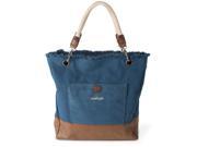 Mom Life Navy Blue Extra Large Canvas Tote Diaper Bag Large Work Bag