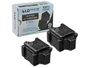LD © Xerox ColorQube 8700 Compatible Black 2 Pack 108R00993 Solid Ink Cartridges