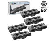 LD © Compatible Replacements for Samsung SCX 4100D3 Set of 5 Black Laser Toner Cartridges for use in Samsung SCX 4100 Printer