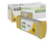 LD © Remanufactured Replacement for Hewlett Packard CH618A HP 789 Yellow Ink Cartridge for use in HP DesignJet L25500 Printer