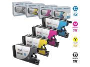 LD © Brother Compatible LC75 Set of 4 HY Ink Cartridges 1 each of LC75BK Black LC75C C LC75M M LC75Y for use in the Brother MFC J6510DW MFC J6710DW MFC