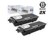 LD © Compatible Brother TN460 Set of 2 Black Laser Toner Cartridges
