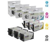 LD © Remanufactured Replacements for Hewlett Packard 934XL 935XL 6PK Ink Cartridges 3 C2P23AN BLK 1 C2P24AN C 1 C2P25AN M 1 C2P26AN Y for OfficeJet 6812 68