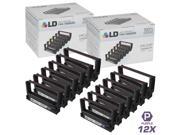 LD © Compatible Replacements for Epson ERC 23P Set of 12 Purple POS Ribbon Cartridges for use in Epson ERC M RP and TM Series Printers