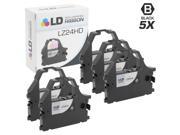 LD © Compatible Star Micronics LZ24HD Set of 5 Black Printer Ribbon Cartridges