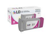LD © Remanufactured Replacement Ink Cartridge for Hewlett Packard C4932A HP 81 Magenta