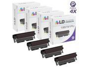 LD © Compatible NCR 199791 Set of 4 Purple Ink Roller Cartridges for NCR Printers 2113 0500 1000 1101 3000 2123 2127 Narrow 2205 7058
