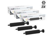 LD © Compatible Casio IR 90 Set of 3 Black Ink Roller Cartridges