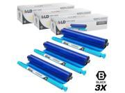 LD © Compatible Replacements for Panasonic KX FA93 Set of 3 Black Fax Refill Rolls for use in Panasonic KX FHD331 KX FHD332 KX FHD335 and KX FHD351 Printers