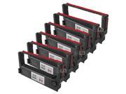 LD © Epson Compatible Replacement 6 Pack Black and Red POS Ribbon Cartridges ERC 23BR