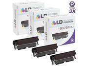 LD © Compatible NCR 199791 Set of 3 Purple Ink Roller Cartridges for NCR Printers 2113 0500 1000 1101 3000 2123 2127 Narrow 2205 7058