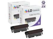 LD © Compatible NCR 199791 Set of 2 Purple Ink Roller Cartridges for NCR Printers 2113 0500 1000 1101 3000 2123 2127 Narrow 2205 7058