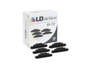 LD © Compatible Porelon IR 72 Set of 5 Black Ink Roller Cartridges