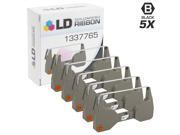 LD © Compatible IBM 1337765 Set of 5 White Lift Off Tape Cartridges