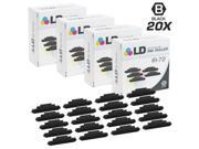 LD © Compatible Porelon IR 72 Set of 20 Black Ink Roller Cartridges