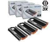 LD © Compatible Replacements for Brother PC301 Set of 3 Fax Cartridges With Roll for use in Brother FAX 885MC Intellifax 750 770 775 870MC 885MC and MFC 9