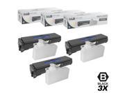 LD © Compatible Replacements for Kyocera Mita TK 542 3PK Black Laser Toner Cartridges for use in Kyocera Mita FS C5100DN Printer