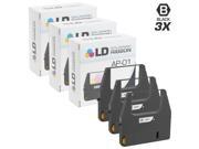 LD © Compatible Canon AP01 Set of 3 Black Printer Ribbon Cartridges