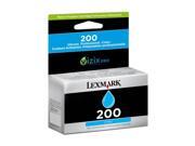Lexmark OEM 14L0086 (200) Cyan Ink Cartridge Lexmark OEM 14L0086 (200) Cyan Ink Cartridge