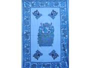 Tribesman Tapestry Cotton Wall Hanging 90 x 60 Blue