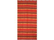 Om Tab Top Curtain Drape Panel Cotton 44 x 88 Red