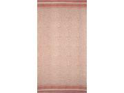 Persian Filigree Block Print Curtain Drape Panel Cotton 46 x 88 Coral Pink