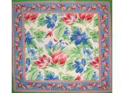 Floral Brush Cotton Table Napkin 18 x 18 Multi Color