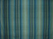 Handloom Striped Cotton Spread 98 x 86 Full Turquoise
