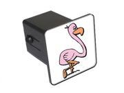 Pink Flamingo 2 Tow Trailer Hitch Cover Plug Insert