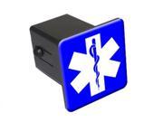 Star of Life 2 Tow Trailer Hitch Cover Plug Insert