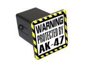 Protected By AK 47 2 Tow Trailer Hitch Cover Plug Insert