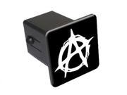 Anarchy Symbol 2 Tow Trailer Hitch Cover Plug Insert