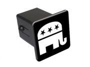 Republican Elephant 2 Tow Trailer Hitch Cover Plug Insert