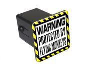 Protected By Flying Monkeys 2 Tow Trailer Hitch Cover Plug Insert