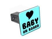 Baby on Board Blue 1.25 Tow Trailer Hitch Cover Plug Insert