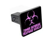 Zombie Outbreak Response Vehicle Pink 1.25 Tow Trailer Hitch Cover Plug Insert