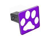 Paw Print Purple 1.25 Tow Trailer Hitch Cover Plug Insert