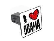 I Heart Obama 1.25 Tow Trailer Hitch Cover Plug Insert