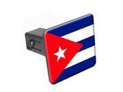 Cuba Flag 1.25 Tow Trailer Hitch Cover Plug Insert