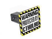 Protected By CTHULHU 1.25 Tow Trailer Hitch Cover Plug Insert
